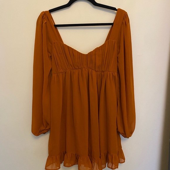 Abercrombie & fitch long sleeve flowy dress - Picture 4 of 5
